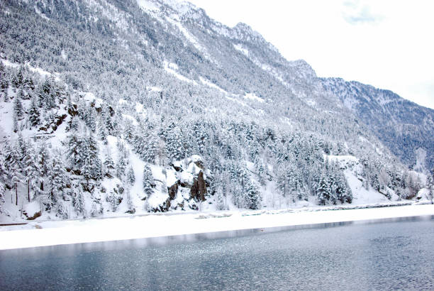 istock Snow landscape in winter 1057557068