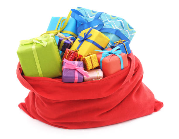 istock Santa's bag of gifts. 1057557318