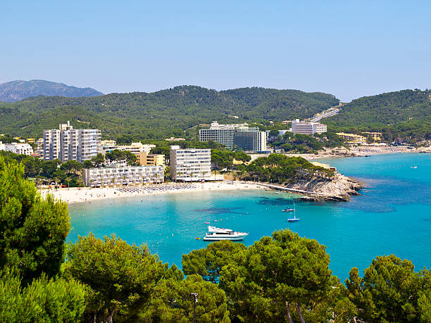 Paguera Beach, Majorca stock photo