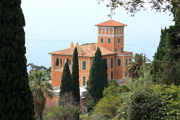 villa hanbury giardini botanici, italia - hanbury foto e immagini stock