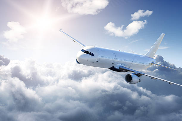 istock Isolated Airplane _ passanger  commercial 105756746