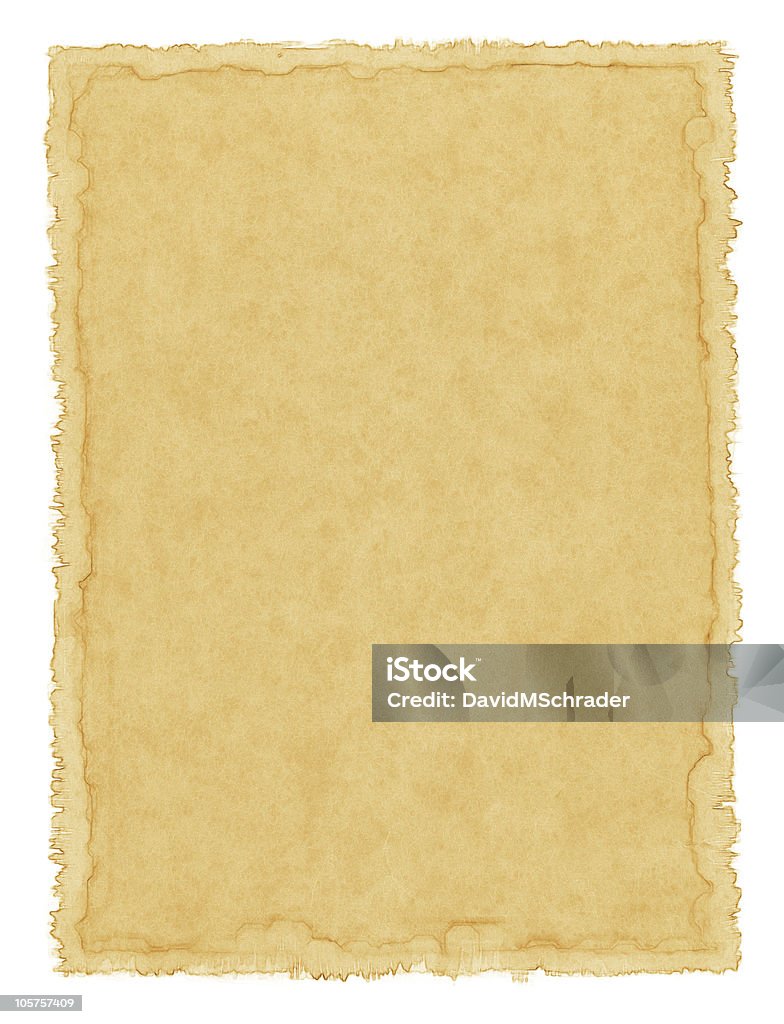 Papel velho manchadas de água - Royalty-free Antigo Foto de stock