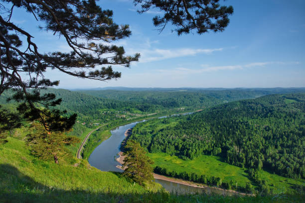 istock Summer in the taiga rivers 1057577564