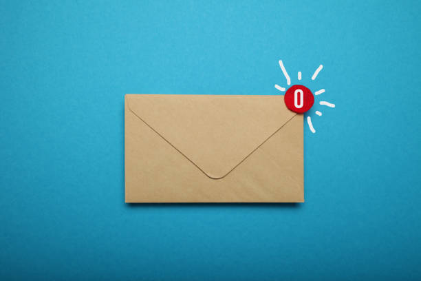 istock Newsletter notification, subscribe email. Information message, marketing envelope 1057582830