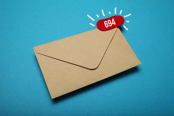 istock Newsletter notification, subscribe email. Information message, marketing envelope 1057582874