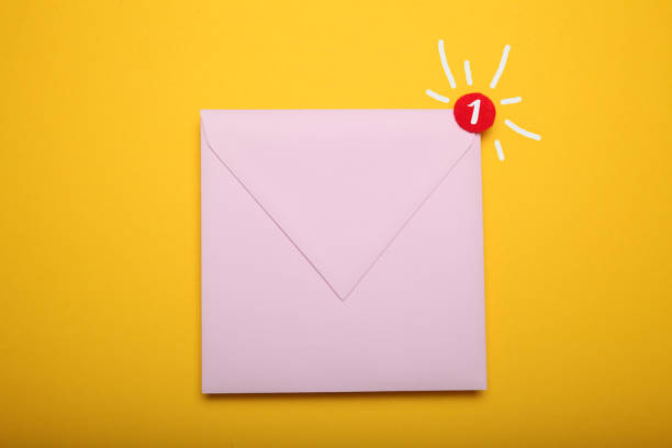 istock Newsletter notification, subscribe email. Information message, marketing envelope 1057582954