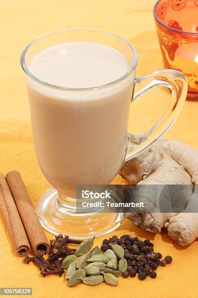 Indian Tea With Spices Stock Photo - Download Image Now - Black Peppercorn, Cardamom, Cellar