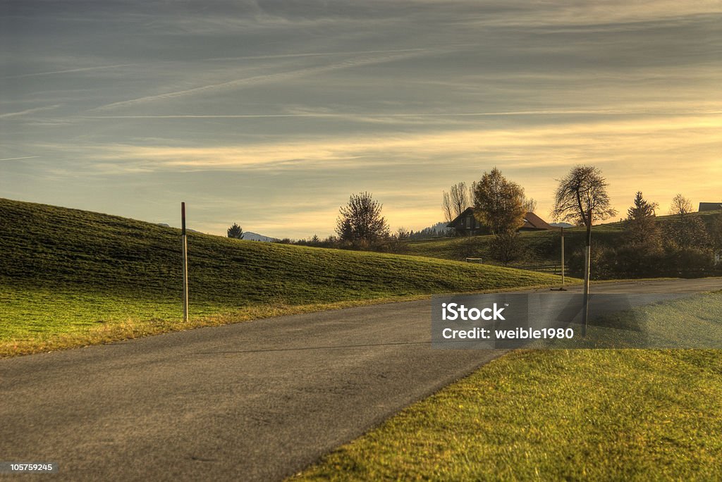 Strassenansicht hdr - Lizenzfrei Ländliche Straße Stock-Foto