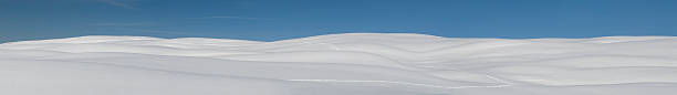 Snow Field Panorama Simply snow field panorama snowfield stock pictures, royalty-free photos & images