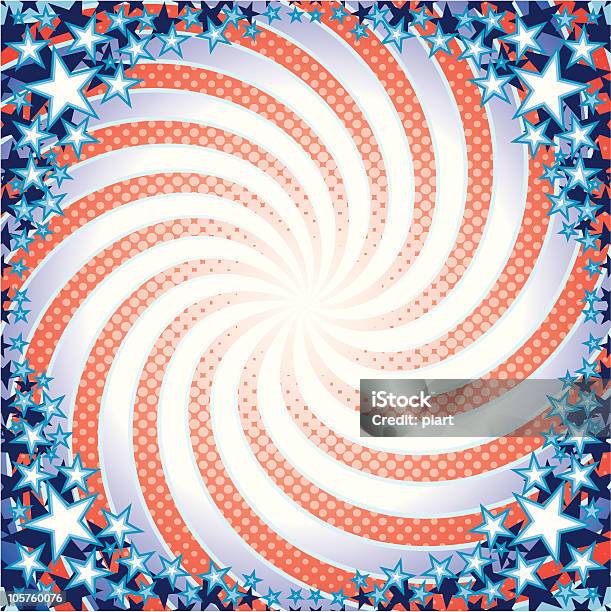 American Theme Stock Illustration - Download Image Now - American Culture, American Flag, Border - Frame