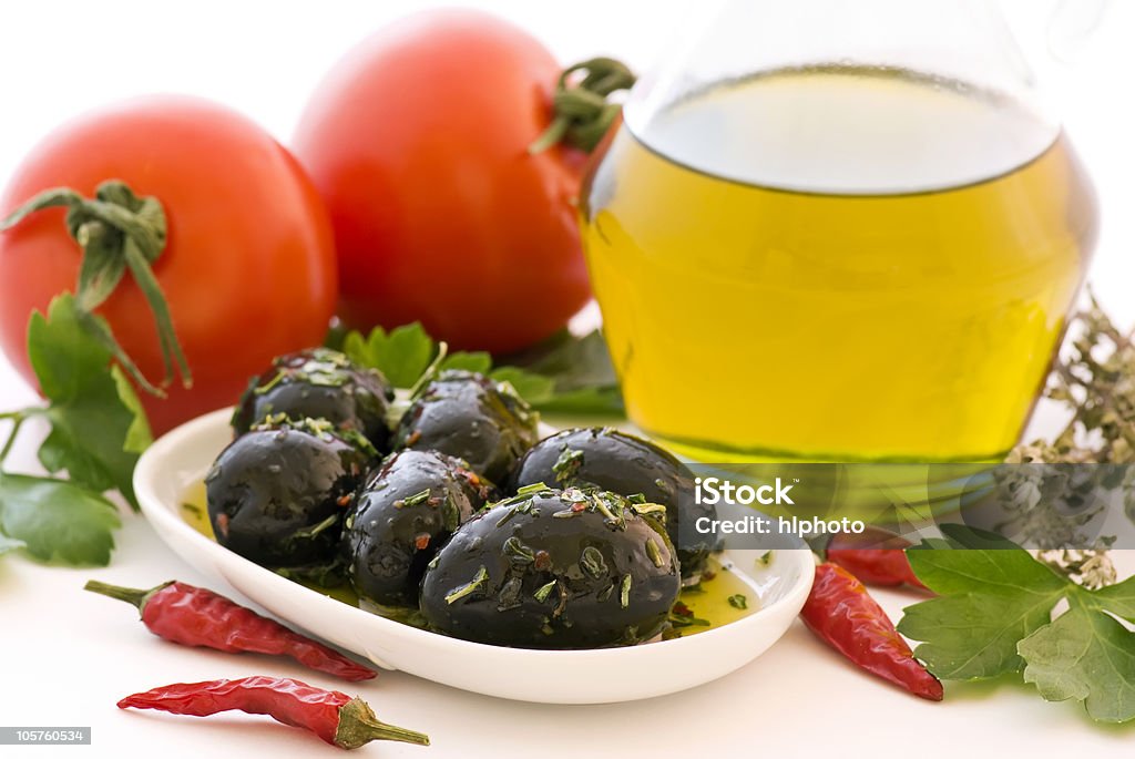Italian Ingredients  Antipasto Stock Photo