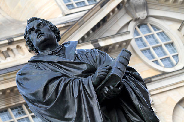 luther in dresden - sachsen stock-fotos und bilder