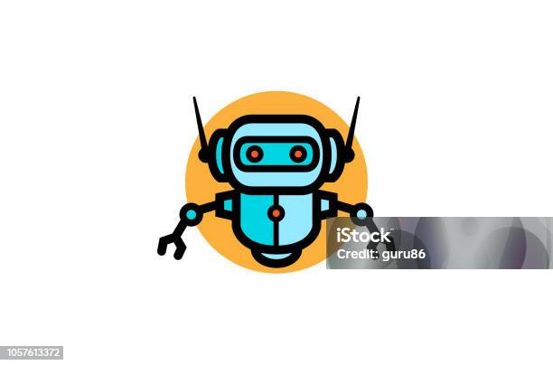 Creative Happy Green Robot Stock Illustration - Download Image Now - Alien,  Blue, Business - iStock