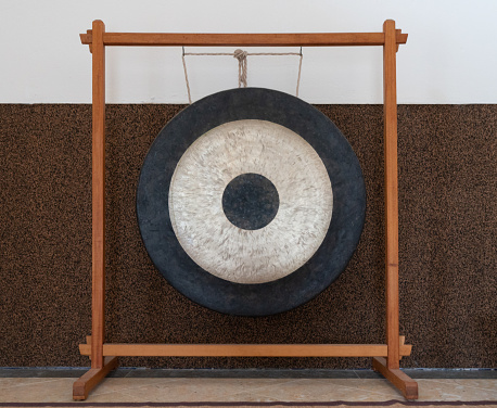 big gong in meditation room