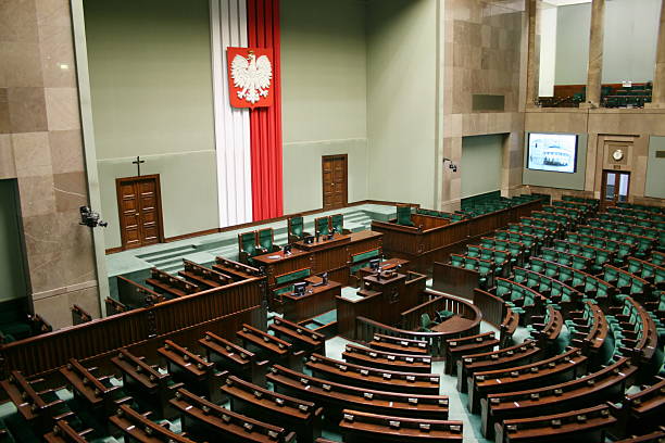 sejm のポーランド共和国 - the british red ensign ストックフォトと画像