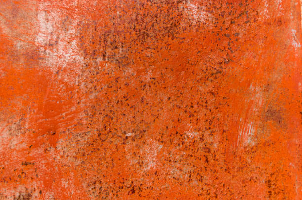 istock Texture of old shabby rusty metal surface. 1057617788