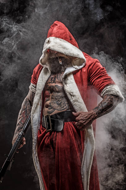 istock Bad Santa Claus 1057621182