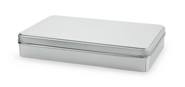 istock Metal box isolated on a white 1057621664