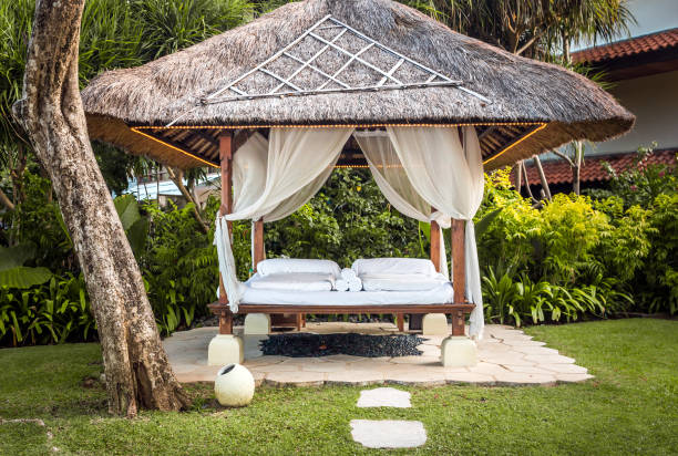 istock Relaxation hut in Bali 1057621906