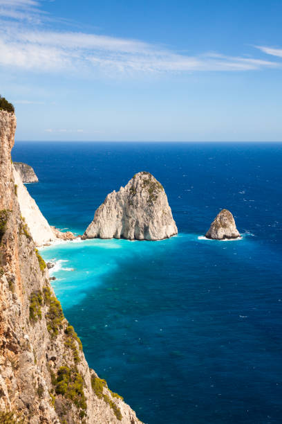 istock Keri cliffs in Zakynthos (Zante) island in Greece 1057621926