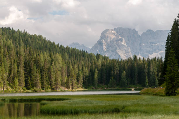 istock Lago Misurina in the Italian Dolomites 1057628160