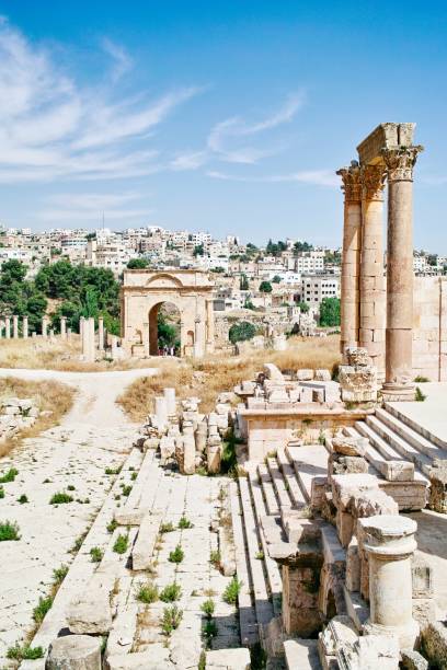 istock Ancient Roman city of Jerash, JORDAN 1057632492