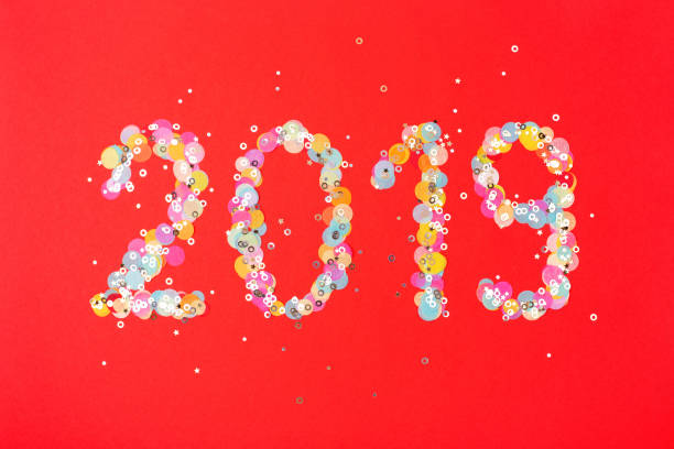 istock 2019 New Year card. 1057635212