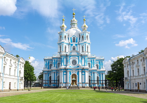 Smolny Cathedral, Saint Petersburg, Russia