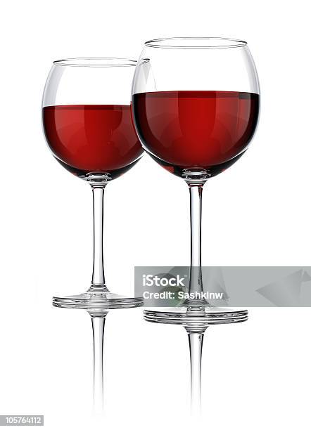 Red Wine Stock Photo - Download Image Now - Two Objects, Wineglass, Alcohol - Drink