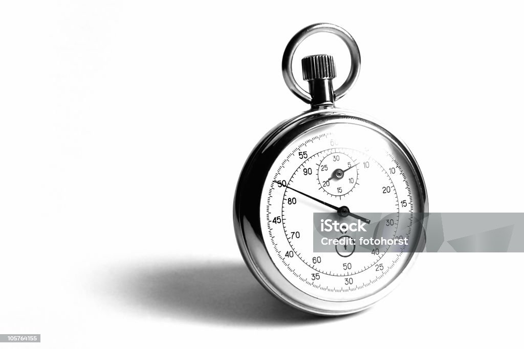 Visage du temps (version en noir et blanc - Photo de Chronomètre libre de droits