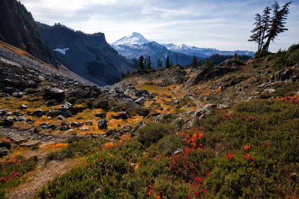 istock Mount Baker in autumn, WA, USA 1057647564