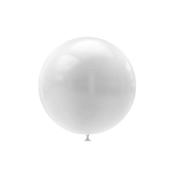 Balloon Red balloon isolated on white background. 3d illustration helium stock pictures, royalty-free photos & images