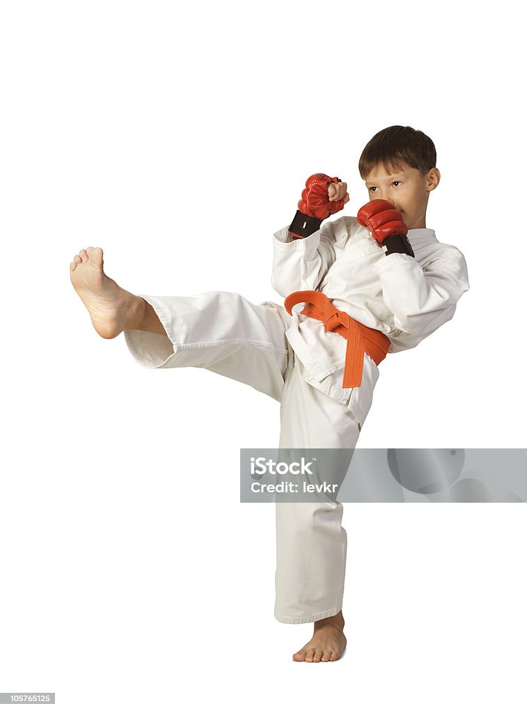 aikido мальчик - Стоковые фото 6-7 лет роялти-фри