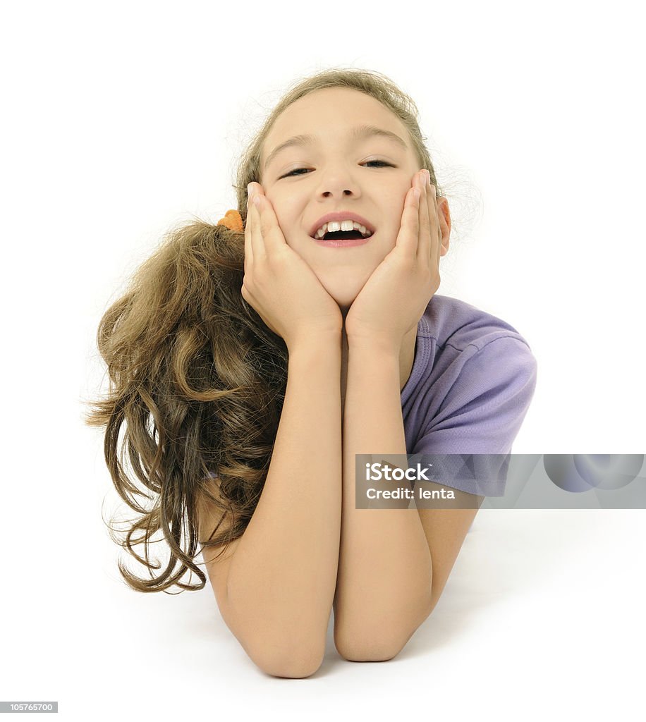 Lächelnd Mädchen - Lizenzfrei 8-9 Jahre Stock-Foto