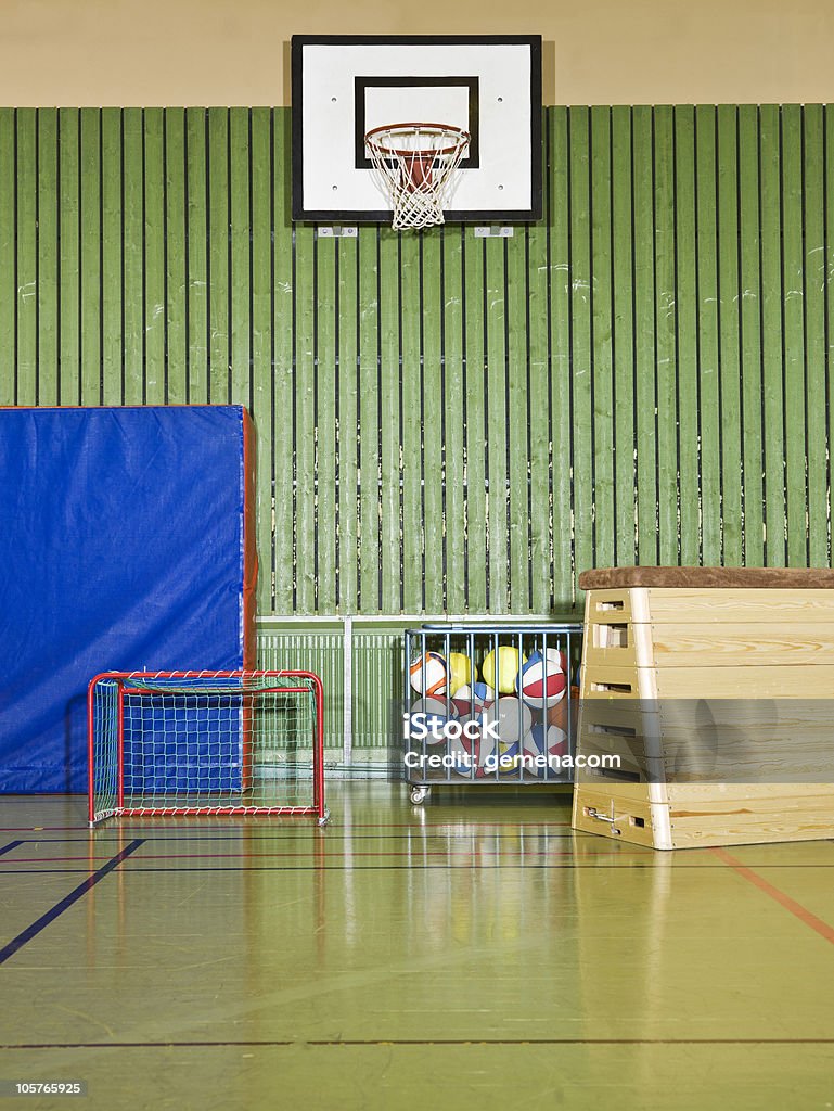 Gym interior  Basketball - Ball Stock Photo