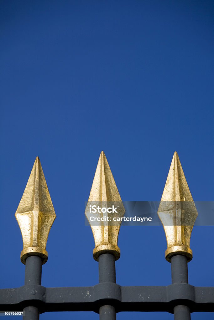 Louvre Zaun Spikes - Lizenzfrei Am Rand Stock-Foto