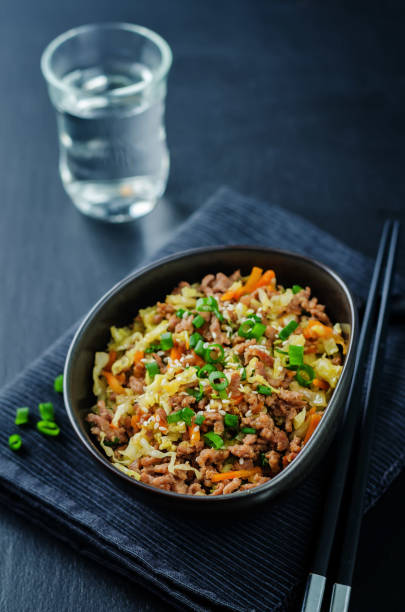 istock Beef and cabbage stir fry 1057660586