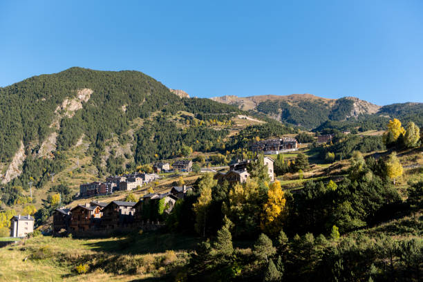 istock Cityscape in Autumn in Prats,  Canillo, Andorra. 1057665920