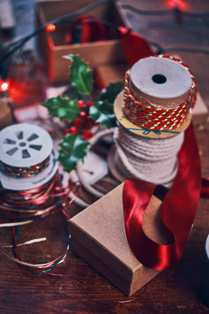 istock Wrapping and Decorating Christmas Presents 1057668474