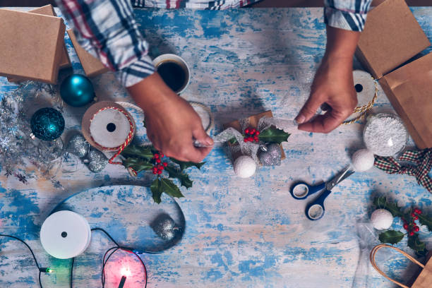 istock Wrapping and Decorating Christmas Presents 1057668496