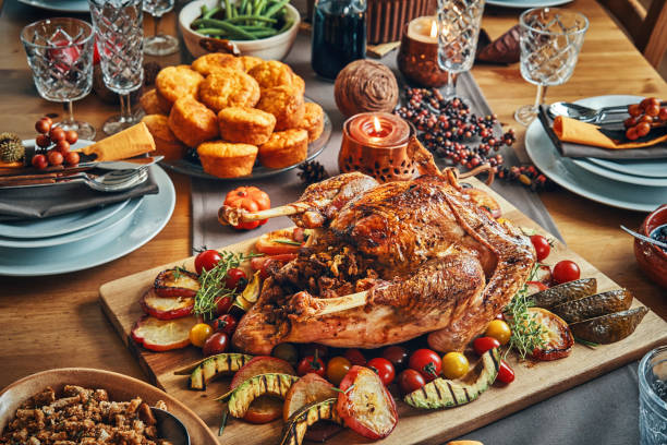 istock Traditional Holiday Stuffed Turkey Dinner 1057668762