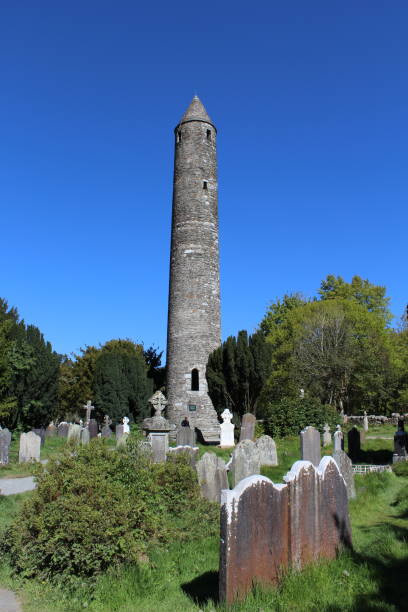 istock The Round Tower. Glendalough, Ireland. 1057671898