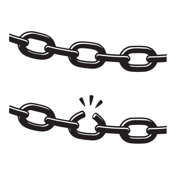 Broken Link Chain Stock Illustration - Download Image Now - Chain - Object, A Chain Is As Strong As Its Weakest Link, Breaking - iStock Broken Link Chain Stock Illustration - Download Image Now - Chain - Object, A Chain Is As Strong As Its Weakest Link, Breaking - iStock
