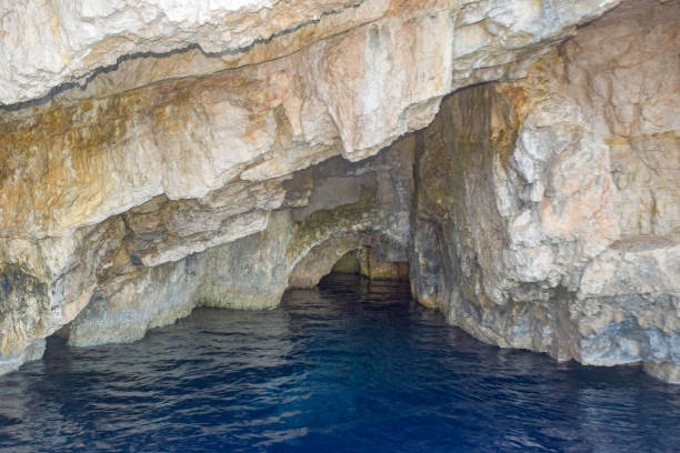 istock Blue caves of Zakynthos. 1057676338