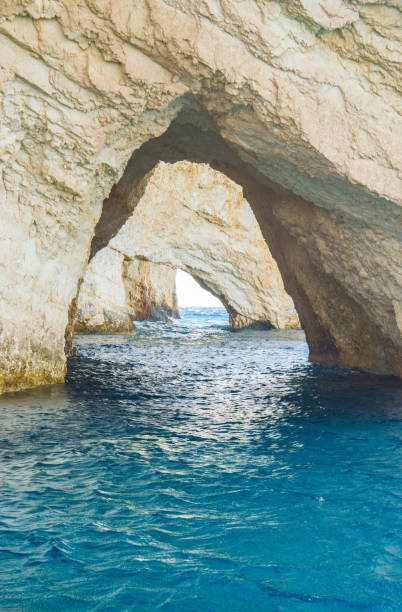 istock Blue caves of Zakynthos. 1057676548