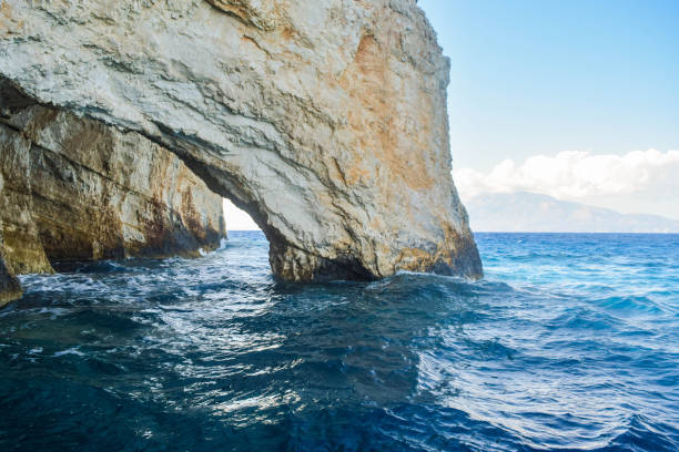 istock Blue caves of Zakynthos. 1057676650