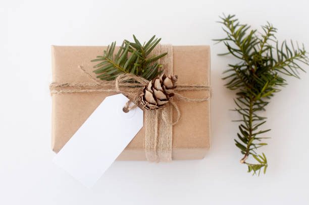 istock Christmas Teg Mock-up. Scandinavian style. Wall art 1057676776