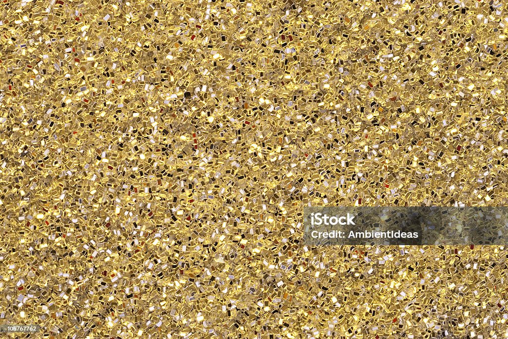 Gold Yellow Glitter Detail  Backgrounds Stock Photo