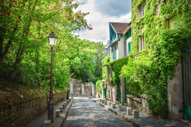 istock Street in Paris 1057681340