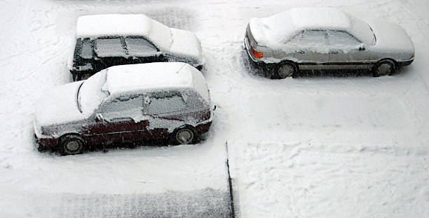 istock Snowed cars 105768369